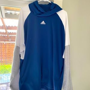 Adidas Pullover Sweatshirt with pockets - Mens, XXL, polyester, great condition.